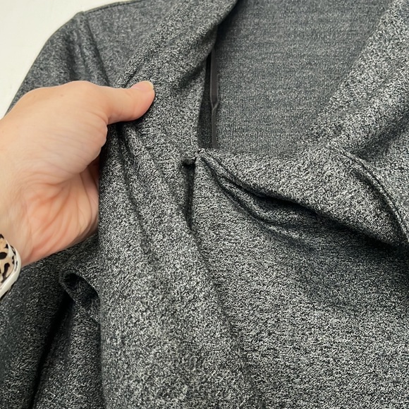 Zip up sweater, size XS, charcoal grey - Picture 3 of 7